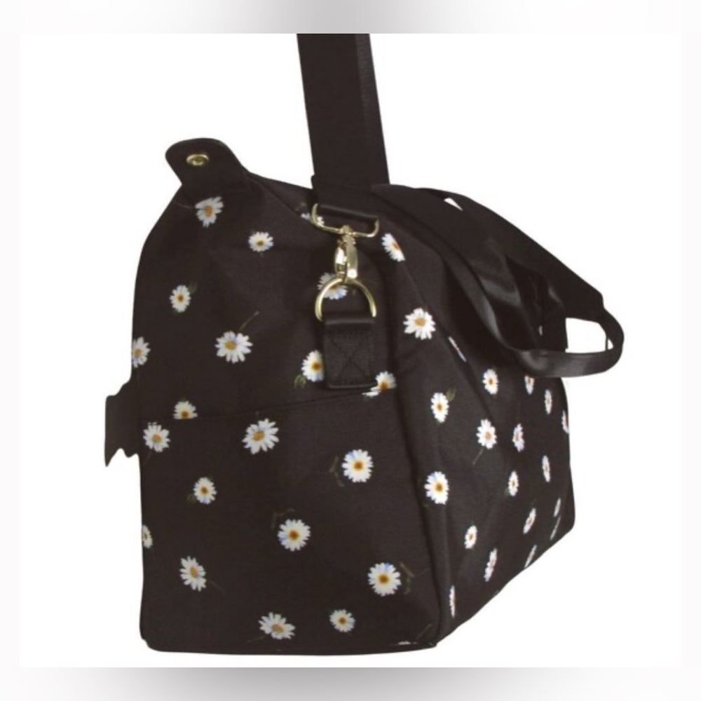 Alice and Olivia AO X FABFIT-FUN Duffel Bag Tote Bag Daisy
Print 16x9.5x8.25 NWT